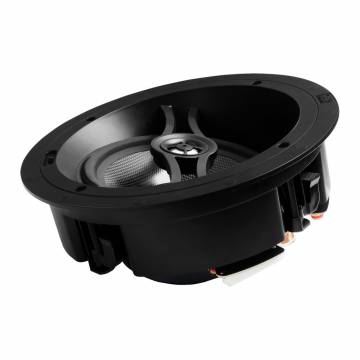 R83A 8" Angled Ceiling Speaker Carbon Fiber Woofers, Single, Black Series